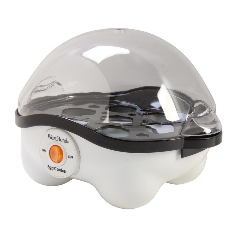 West Bend Automatic Egg Cooker instruction manual