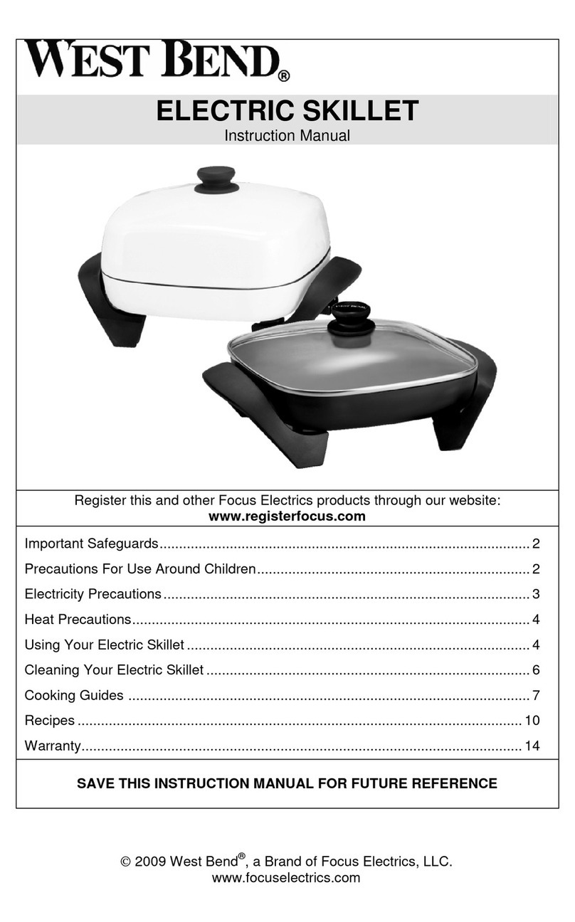 West Bend L5571D instruction manual