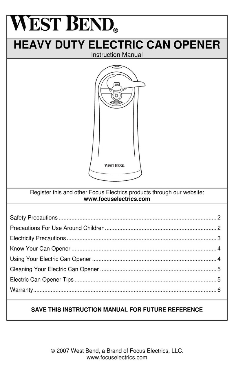 West Bend 77201 User manual