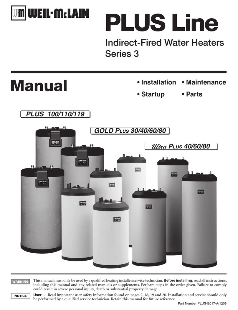 Weil-McLain PLUS LINE PLUS-E017-A/1206 user manual