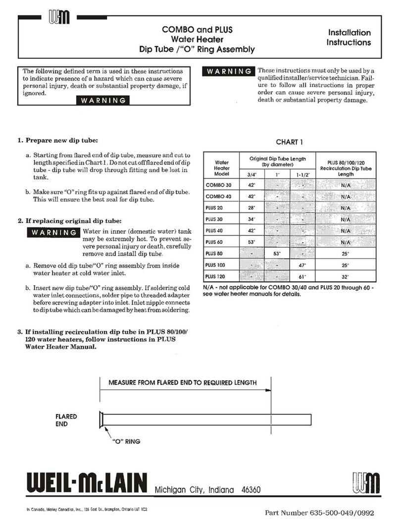 Weil-McLain Gold Plus 30 installation instructions