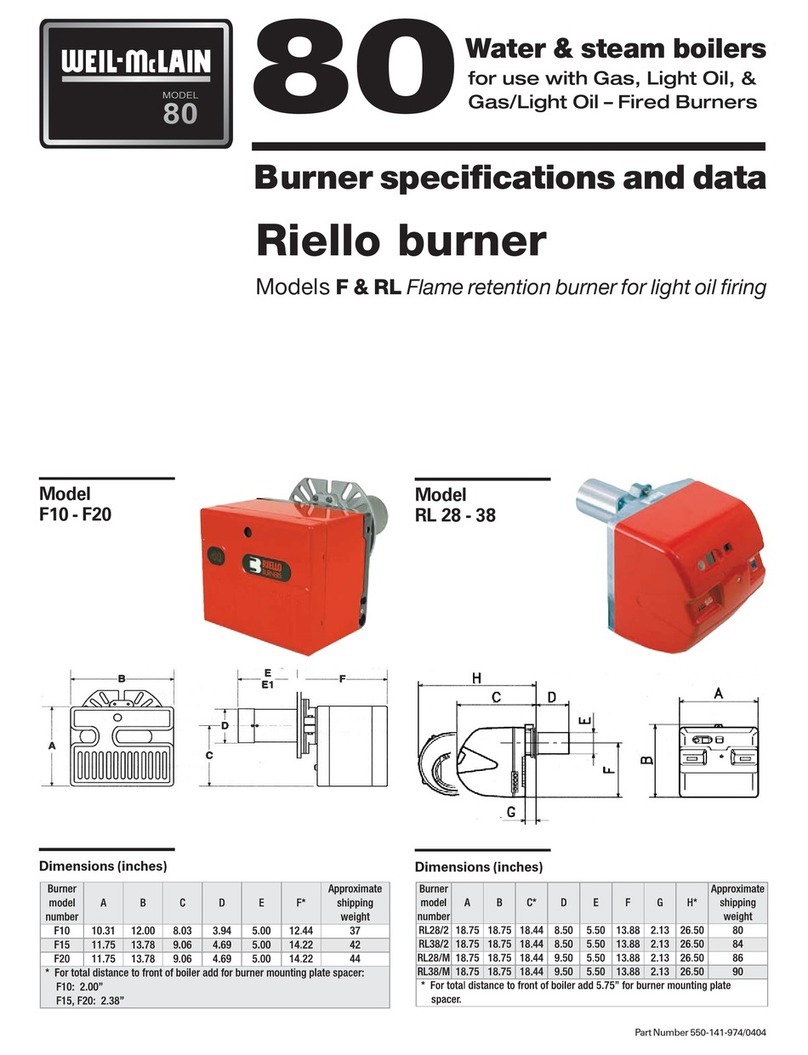 Weil-McLain F10 - F20 User manual