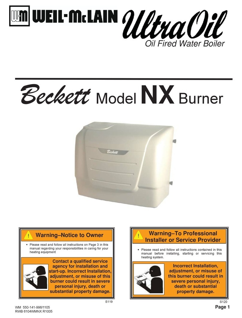 Weil-McLain NX user manual