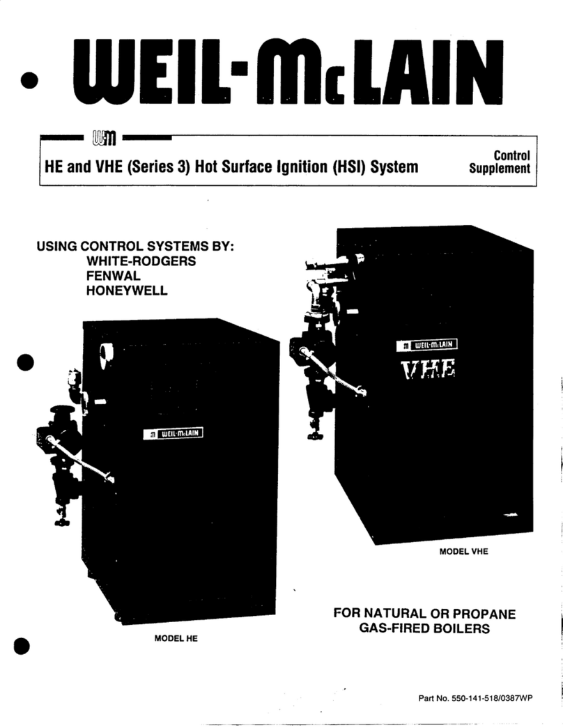 Weil-McLain VHE Series 3 Control supplement