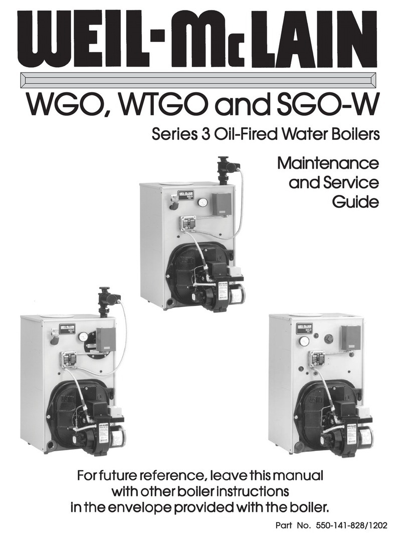 Weil-McLain WGO Maintenance & service guide Weil-McLain WGO Maintenance & service guide