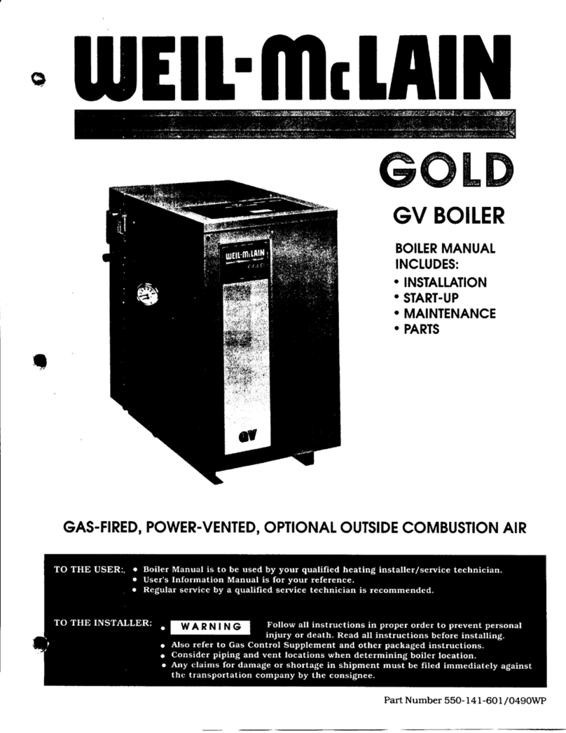 Weil-McLain Series 1 Boiler product manual Weil-McLain Series 1 Boiler product manual