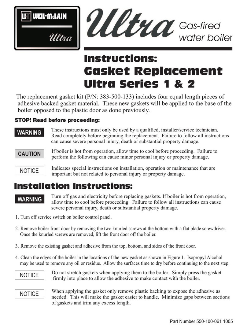 Weil-McLain Ultra Ultra Series 1 Replacement instructions Weil-McLain Ultra Ultra Series 1 Replacement instructions