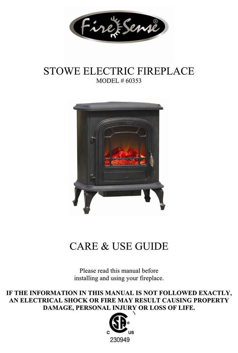 Firesense 60353 Use and care guide