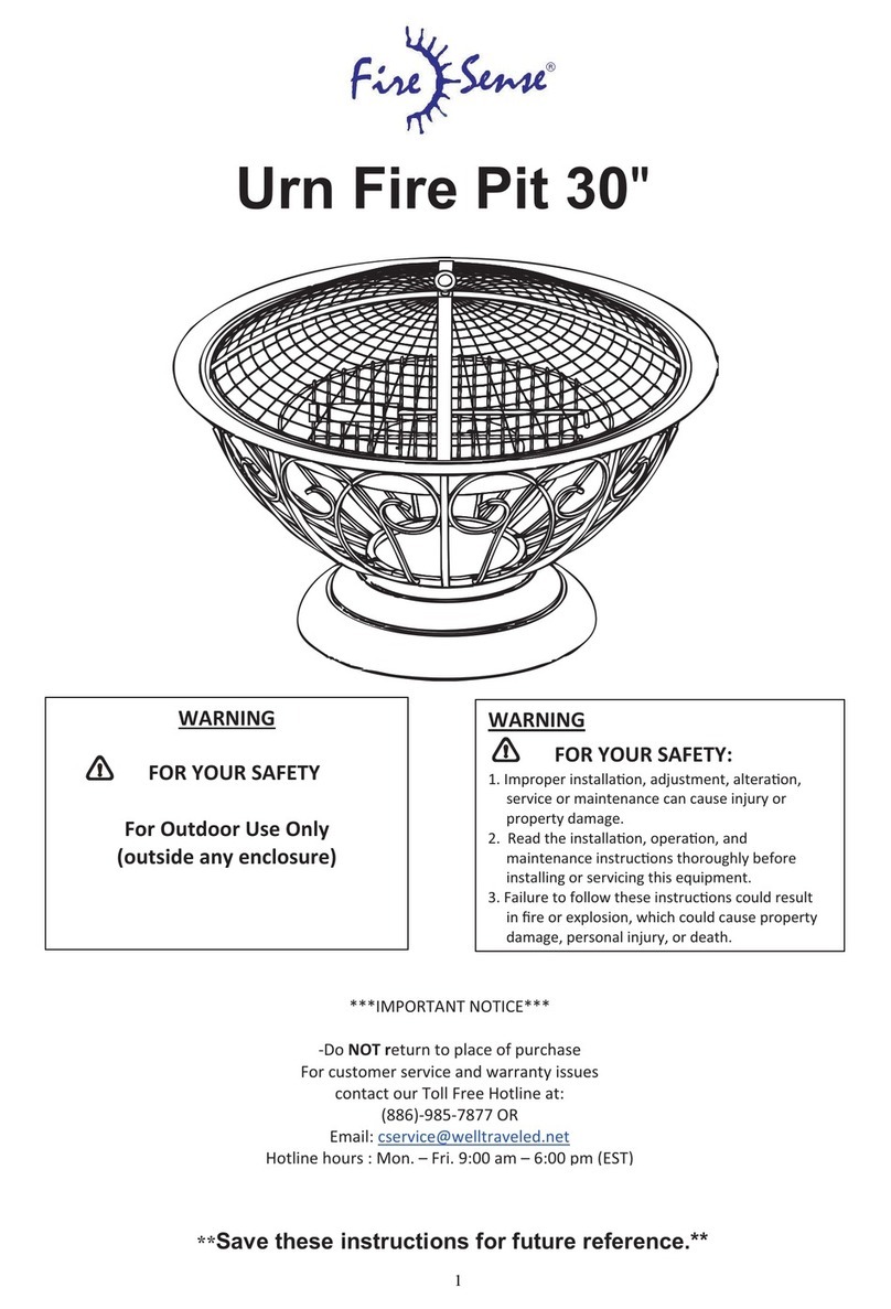 Firesense FirrSense 02119 Instructions for use