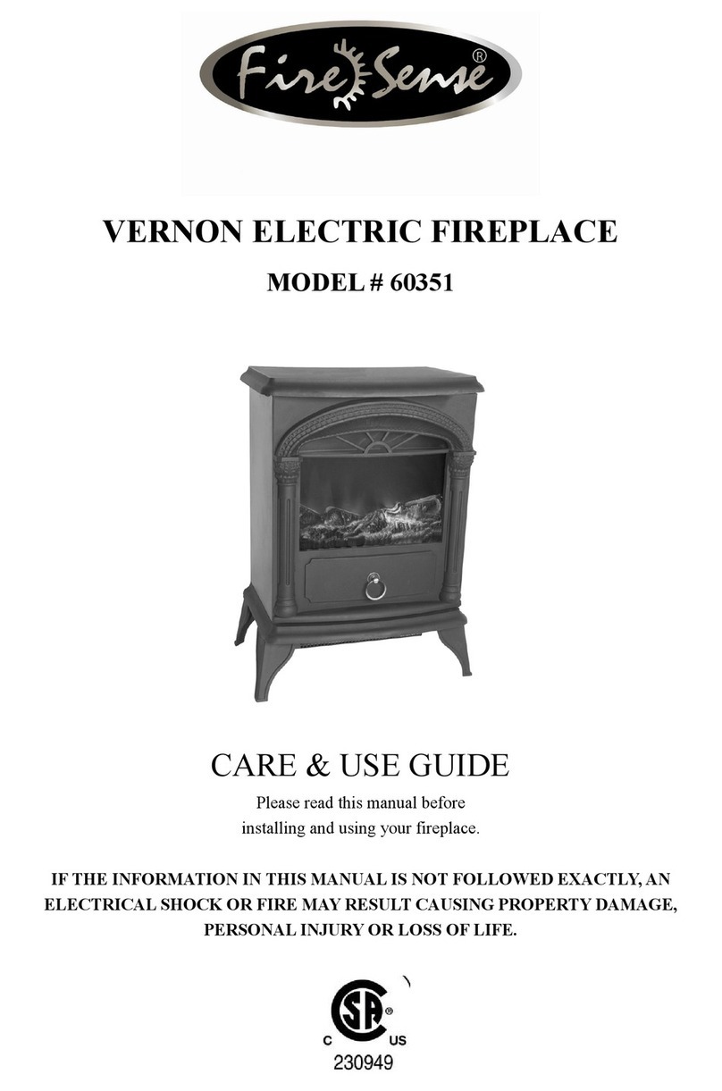 Firesense 60351 Use and care guide