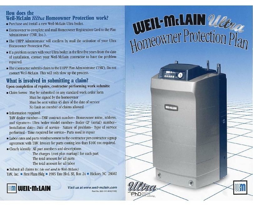 Weil-McLain Boiler User manual