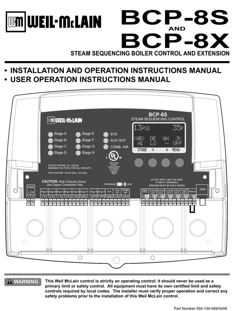 Weil-McLain BCP-8S User manual