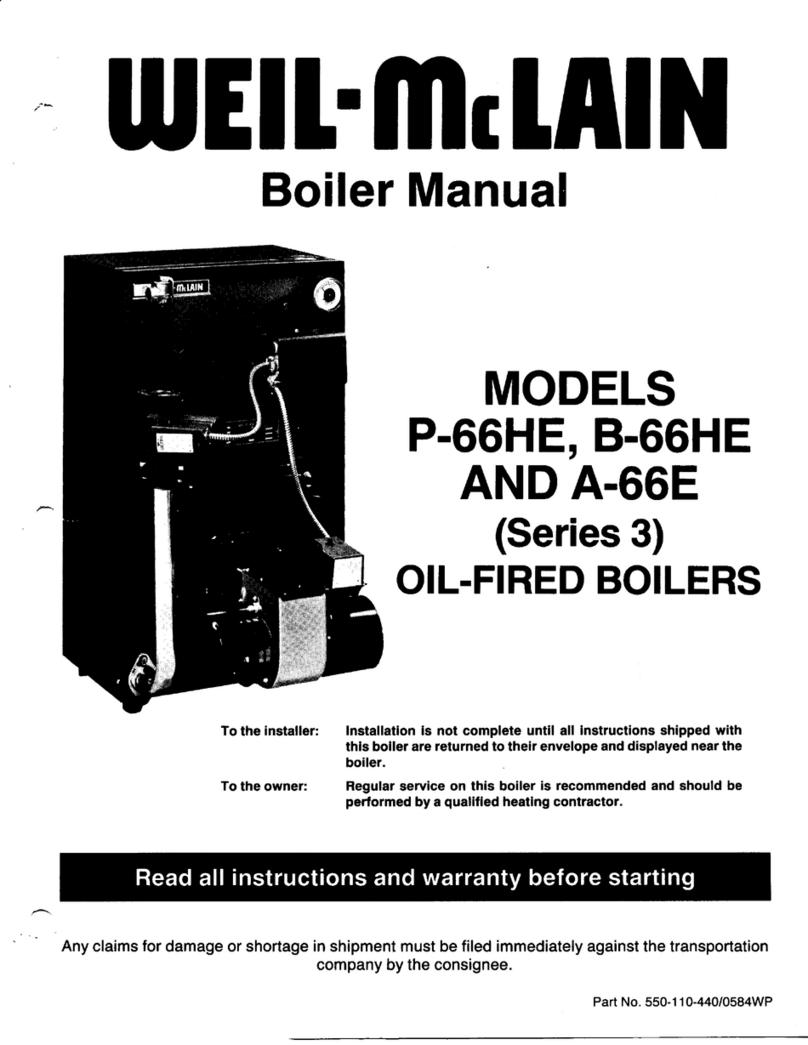 Weil-McLain A-66E User manual