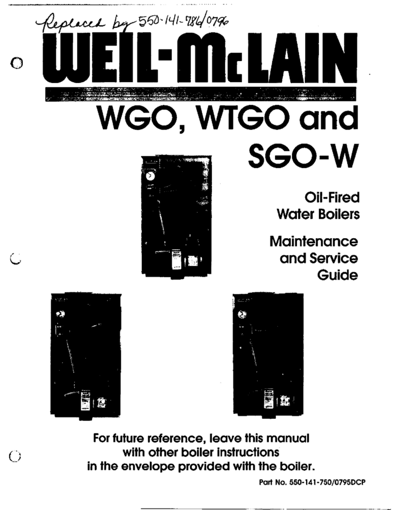Weil-McLain SGO-W User manual