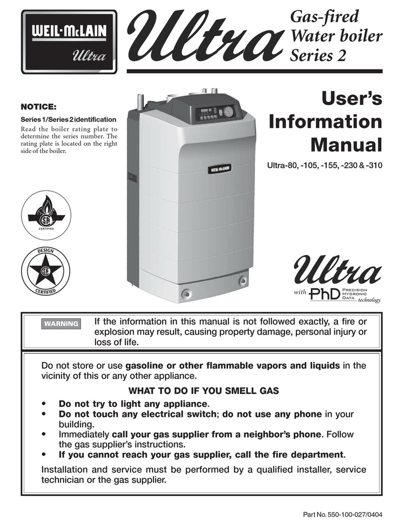 Weil-McLain HE (Series 2) User's information manual