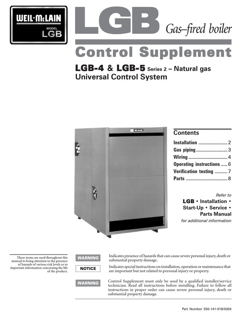 Weil-McLain LGB-4 Control supplement Weil-McLain LGB-4 Control supplement
