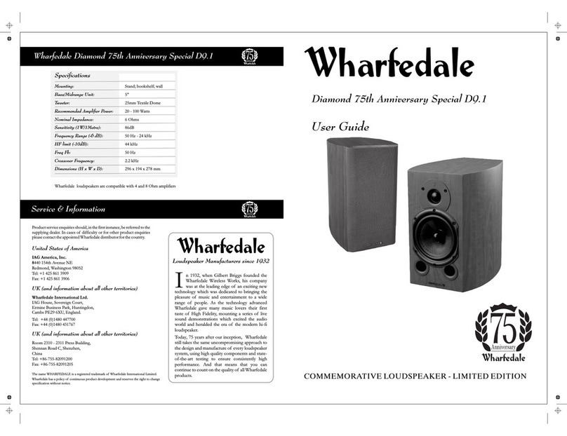 Wharfedale Pro D9.1 User manual