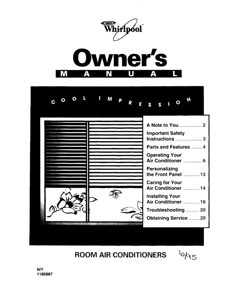 Whirlpool 3PACH21DD0 User manual