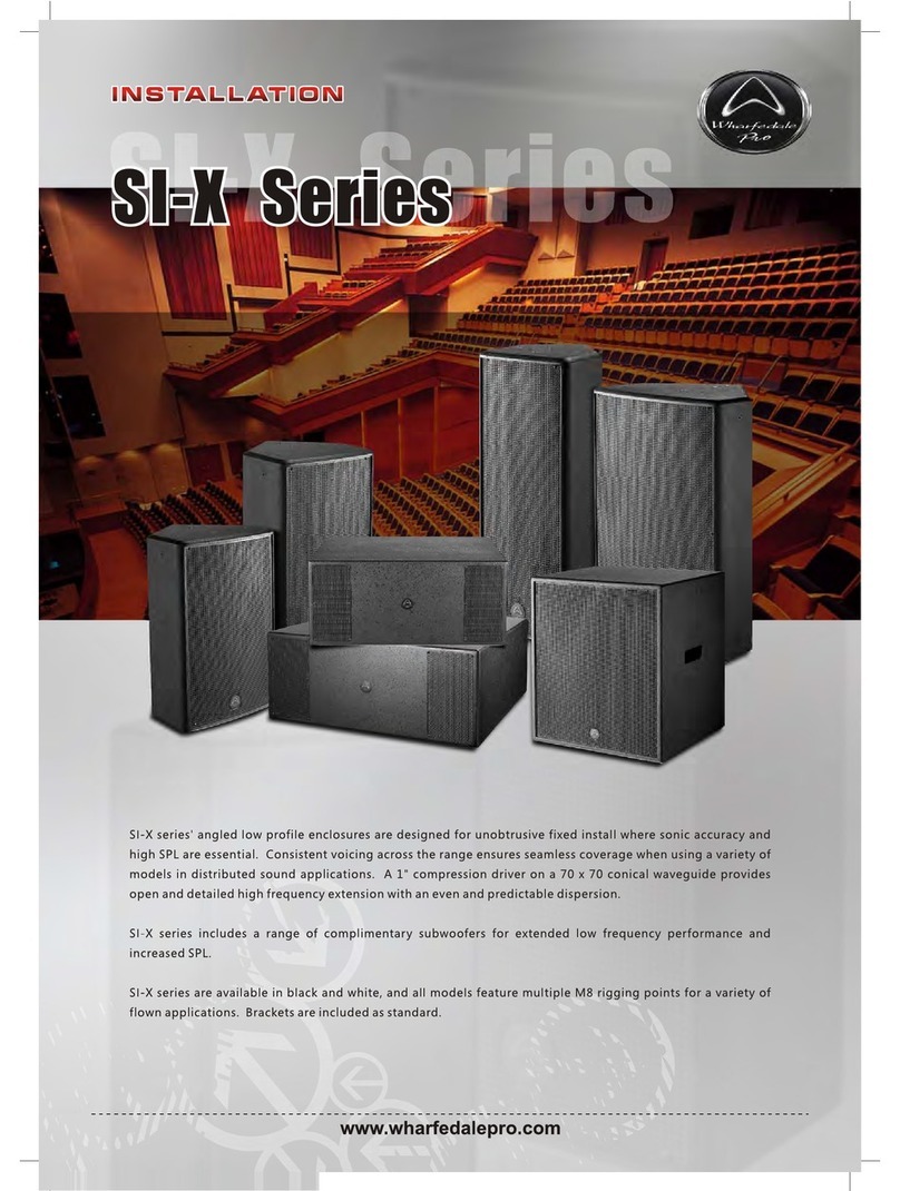Wharfedale Pro SI-10X Specifications