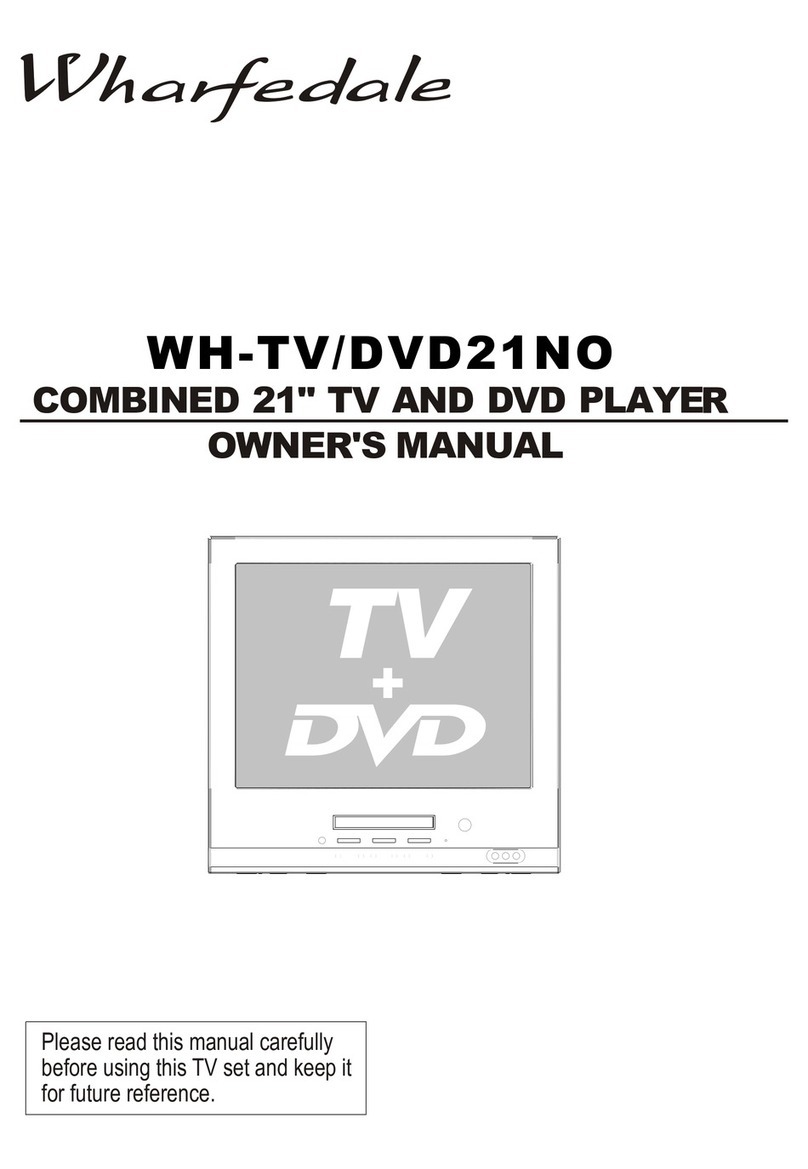 Wharfedale Pro WH-TV/DVD21NO owner's manual