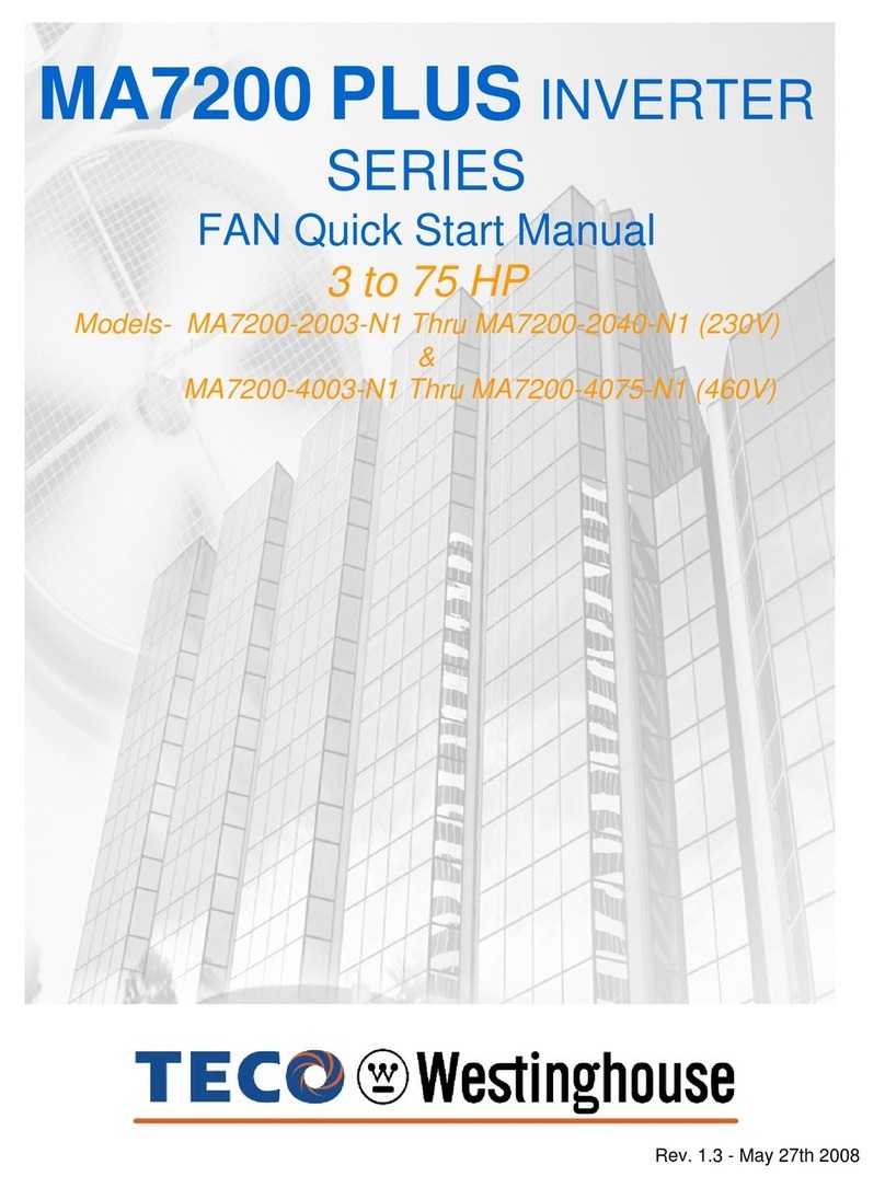 Westinghouse MA7200-2003-N1 Thru MA7200-2040-N1 Instruction manual Westinghouse MA7200-2003-N1 Thru MA7200-2040-N1 Instruction manual