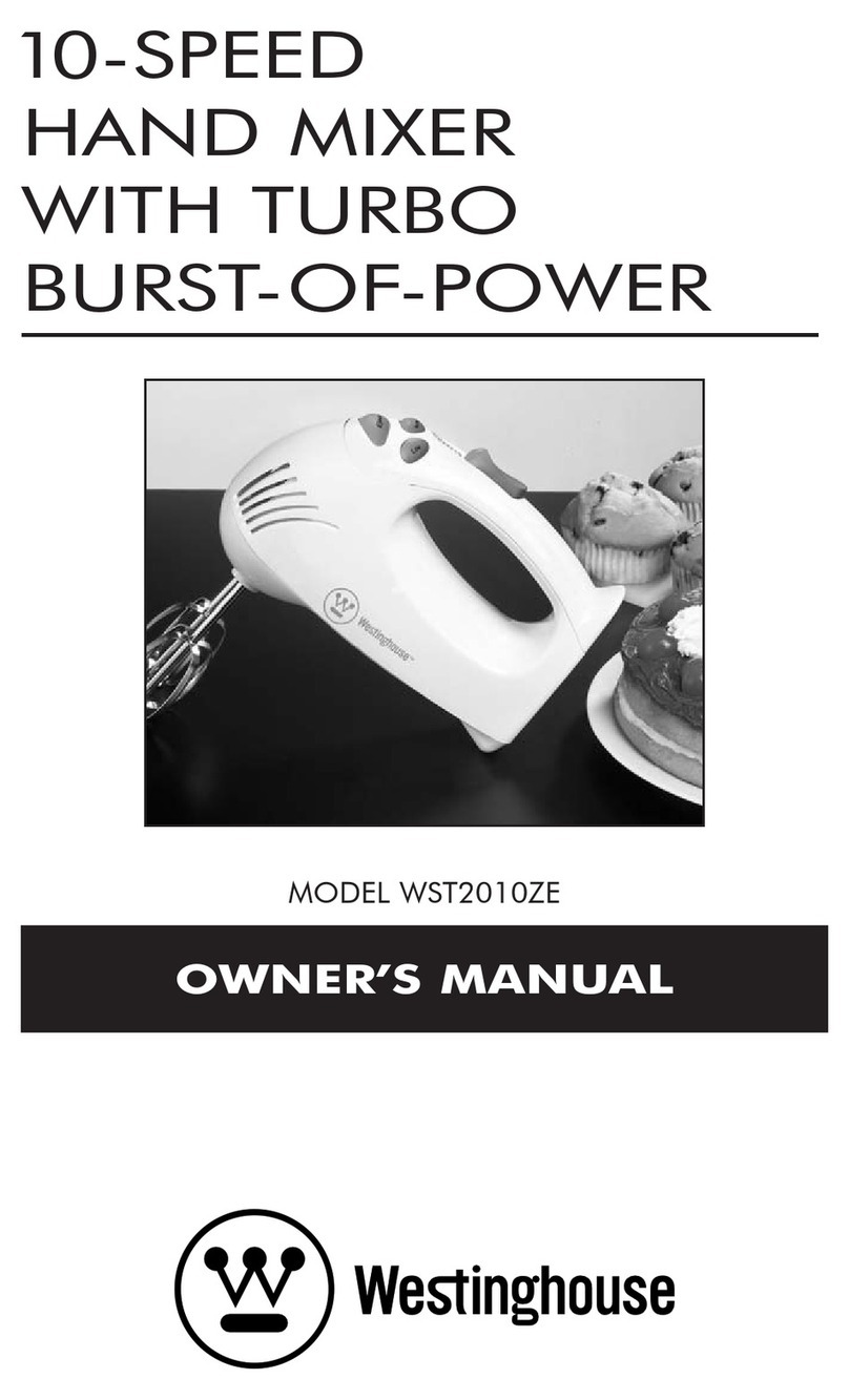Westinghouse WST2010ZE owner's manual