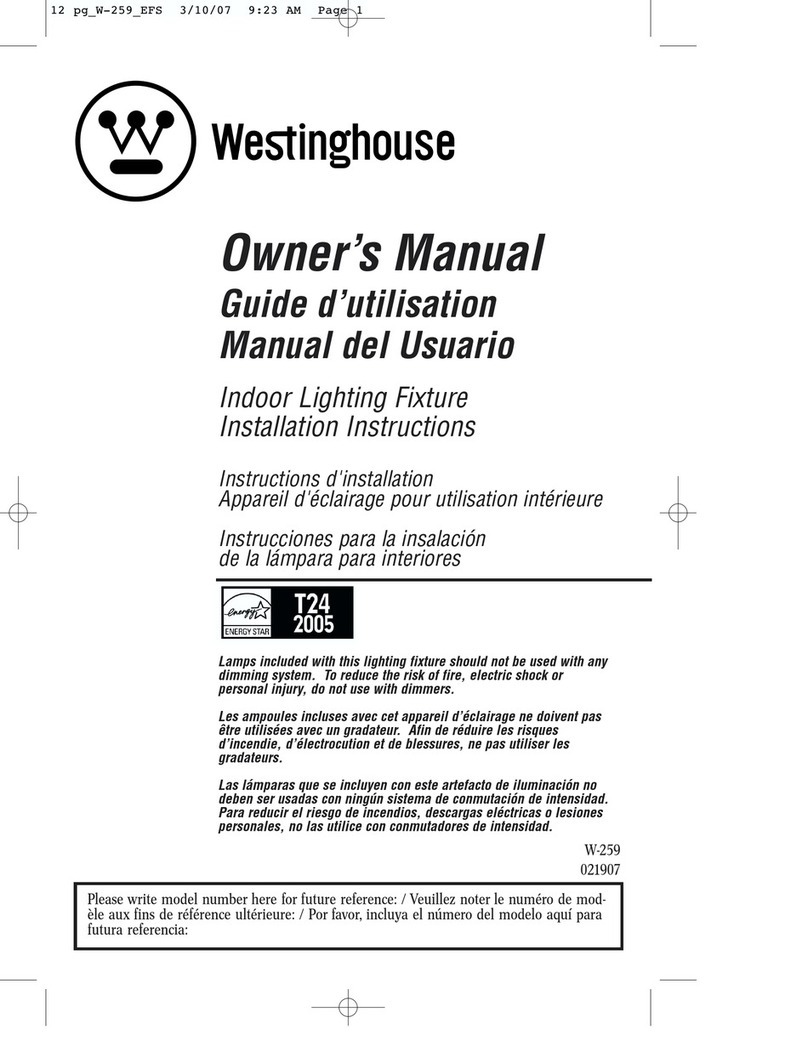 Westinghouse W-259 owner's manual