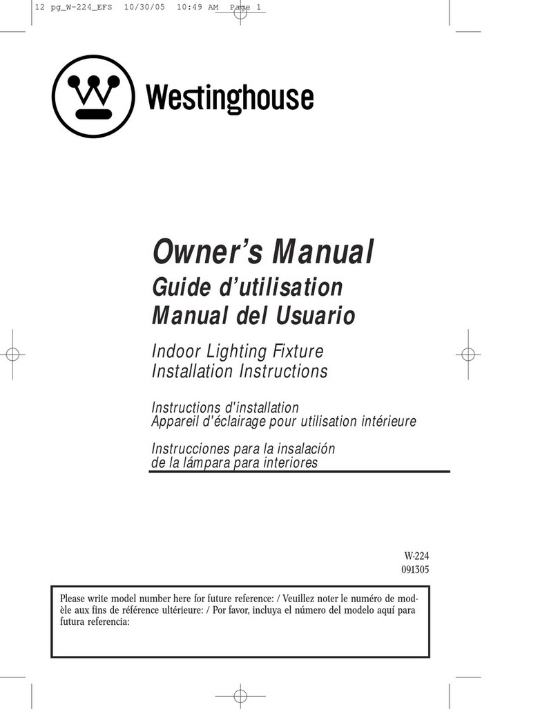 Westinghouse W-224 owner's manual
