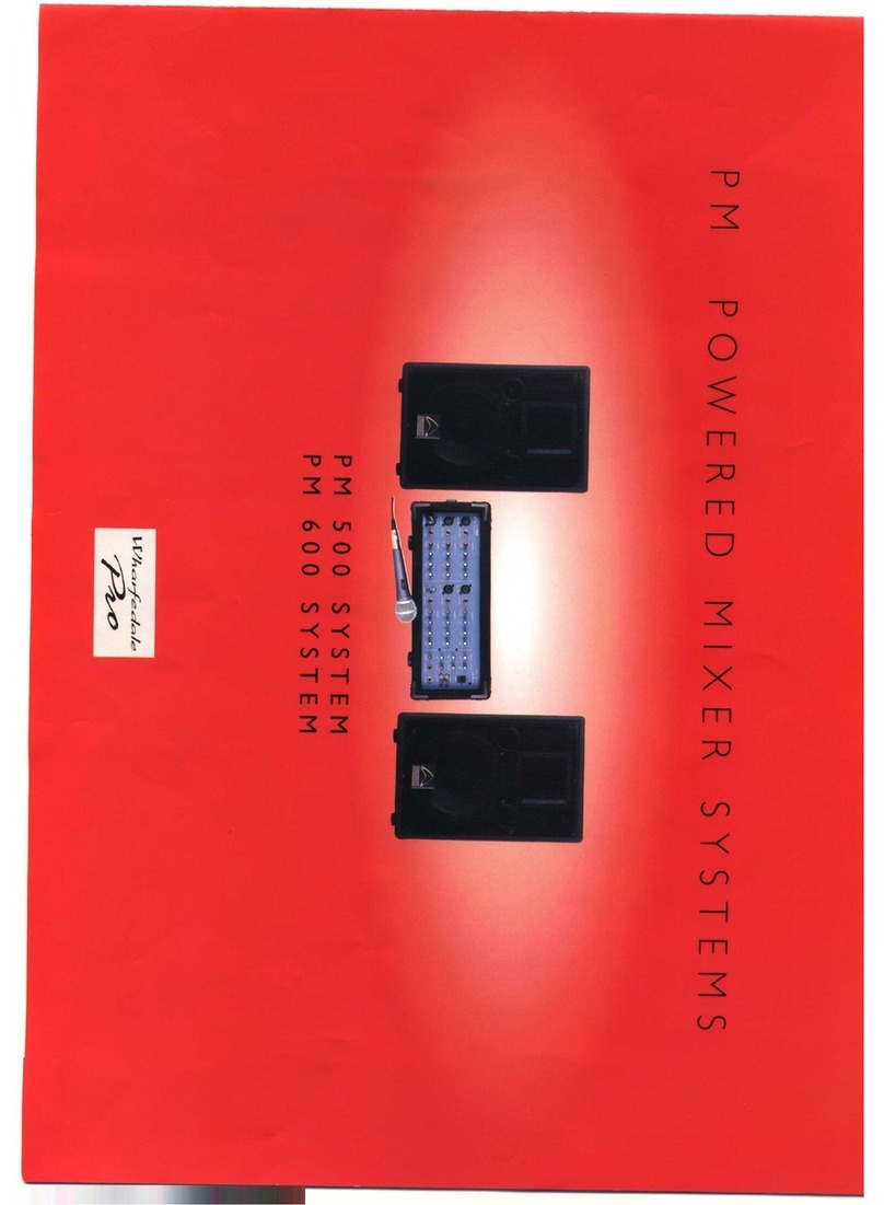 Wharfedale Pro PM 500 System owner's manual