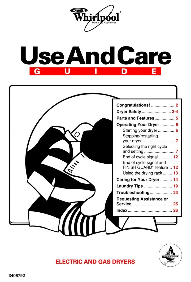 Whirlpool 3405792 Use and care guide
