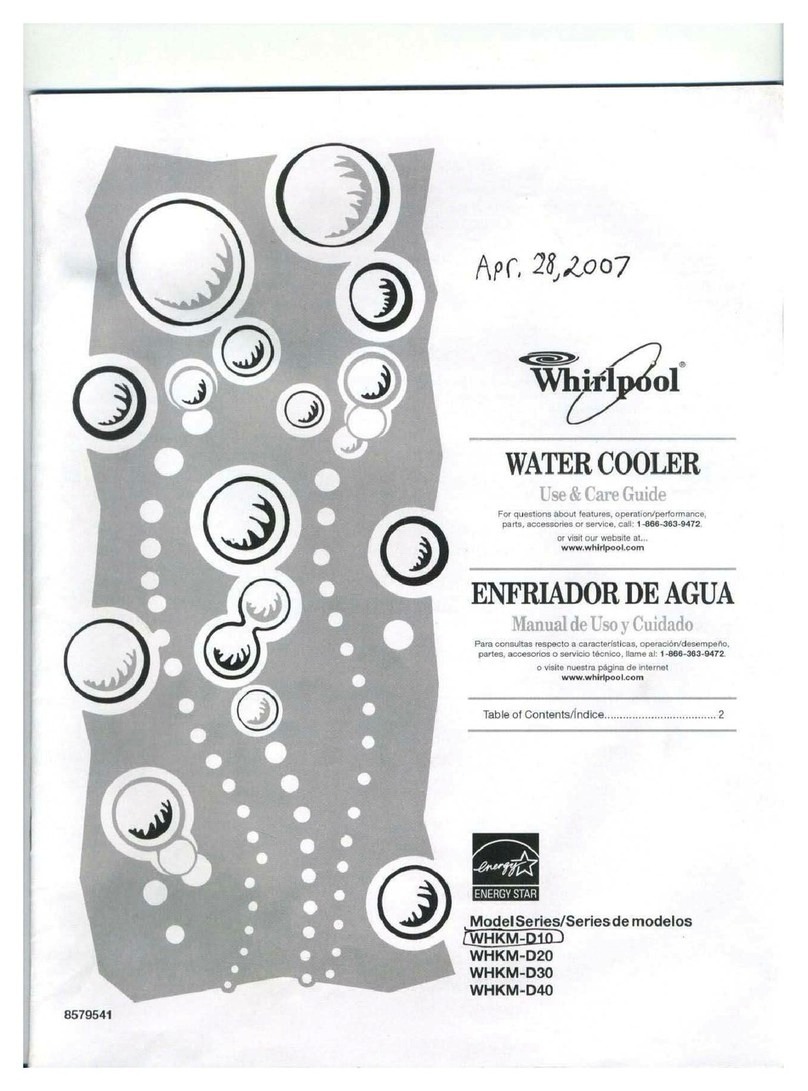 Whirlpool WHKM-D40 User manual