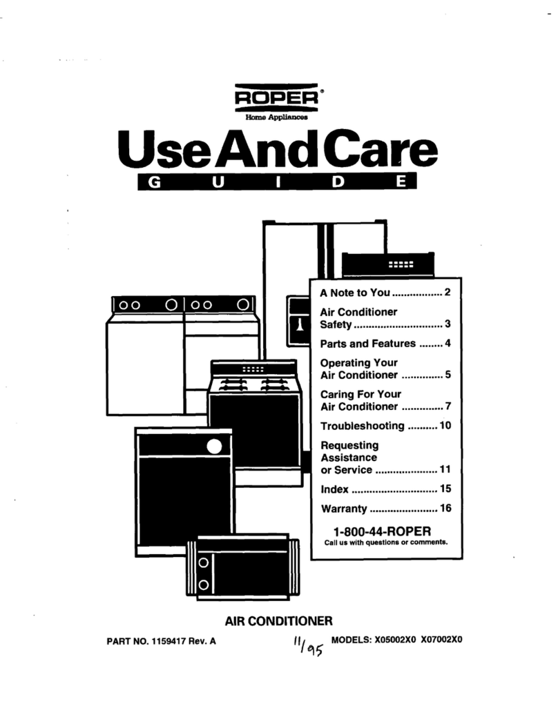 Whirlpool X05002X0 User manual