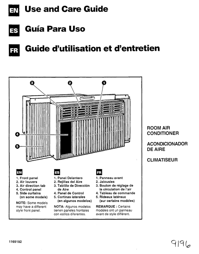 Whirlpool CA8WR42 User manual