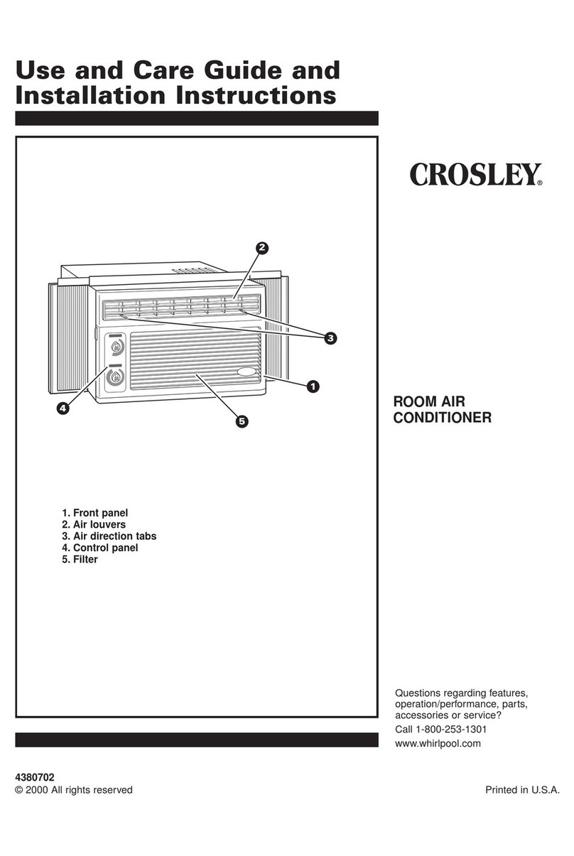 Crosley CA5WMK0 User manual