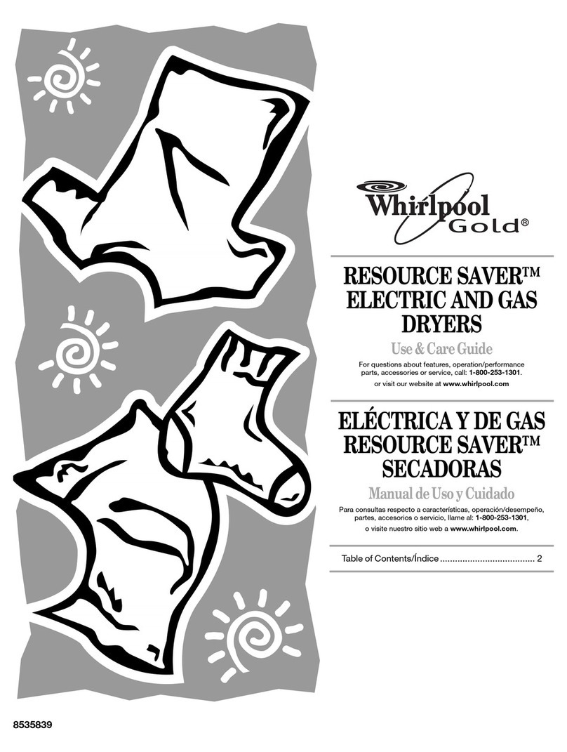 Whirlpool 8535839 Use and care guide