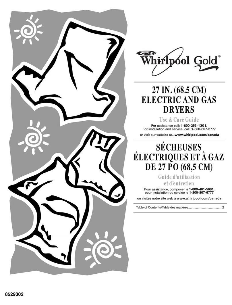Whirlpool 8529302 Use and care guide