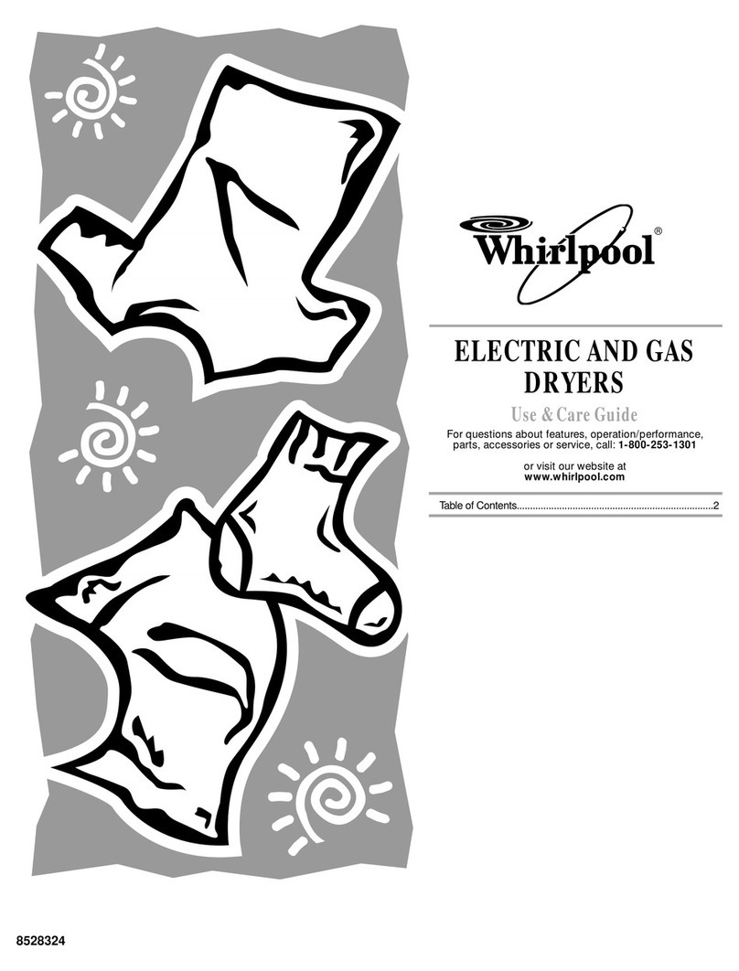 Whirlpool 8528324 Use and care guide