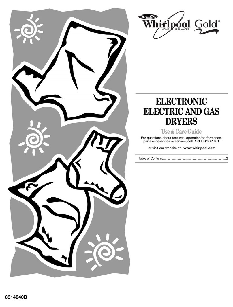 Whirlpool 8314840B Use and care guide