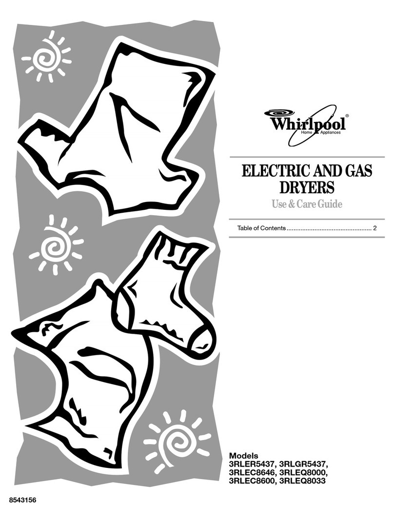 Whirlpool 3RLEC8600 User manual