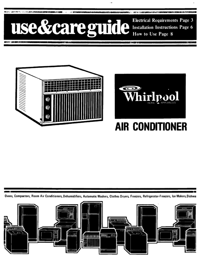 Whirlpool ACE094XM0 User manual