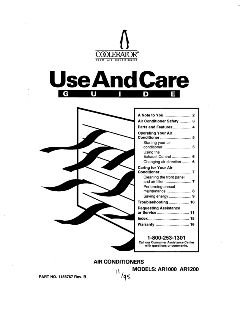 Whirlpool AR1000 Use and care guide