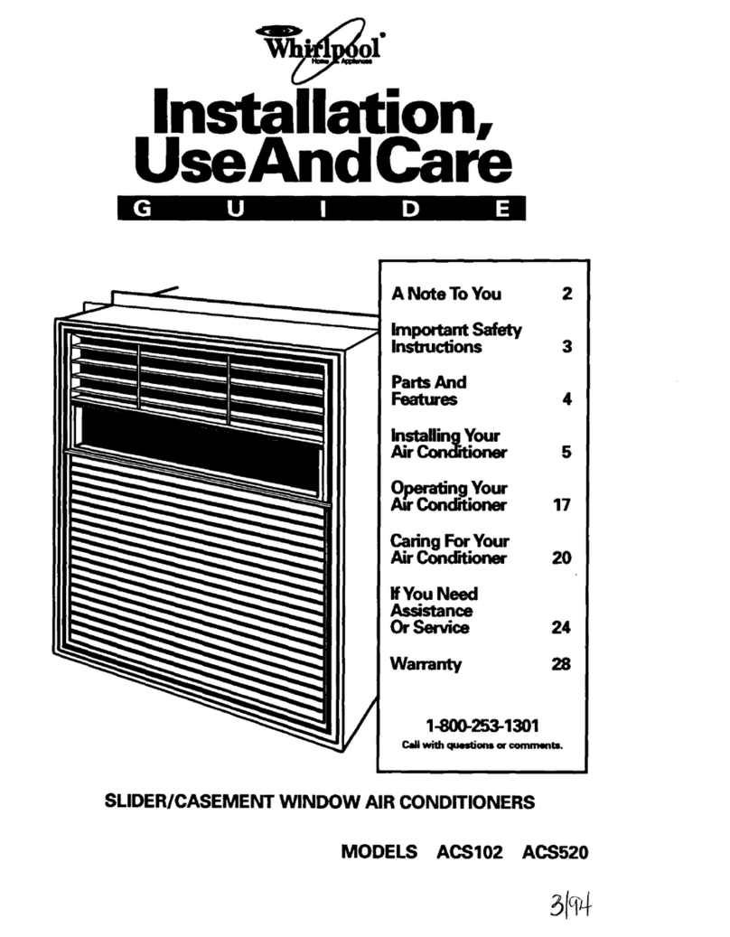 Whirlpool ACSIOZ ACS520 User manual Whirlpool ACSIOZ ACS520 User manual