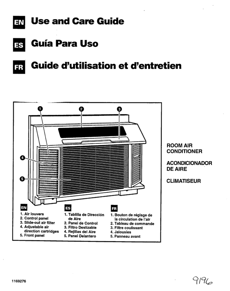 Whirlpool ACQ254XF0 User manual
