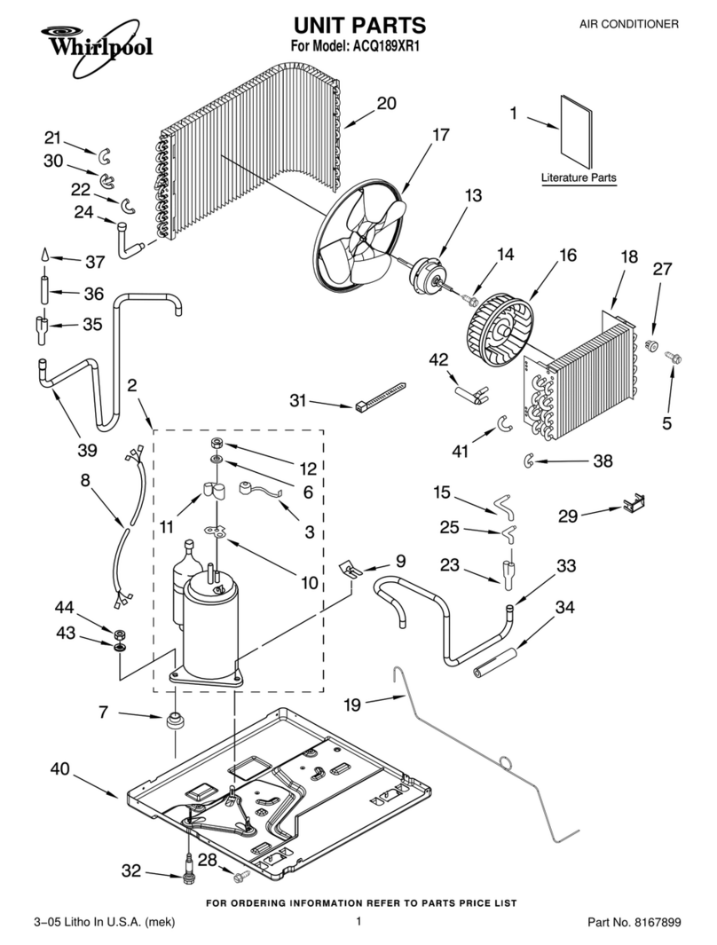 Whirlpool ACQ189XR1 User manual Whirlpool ACQ189XR1 User manual