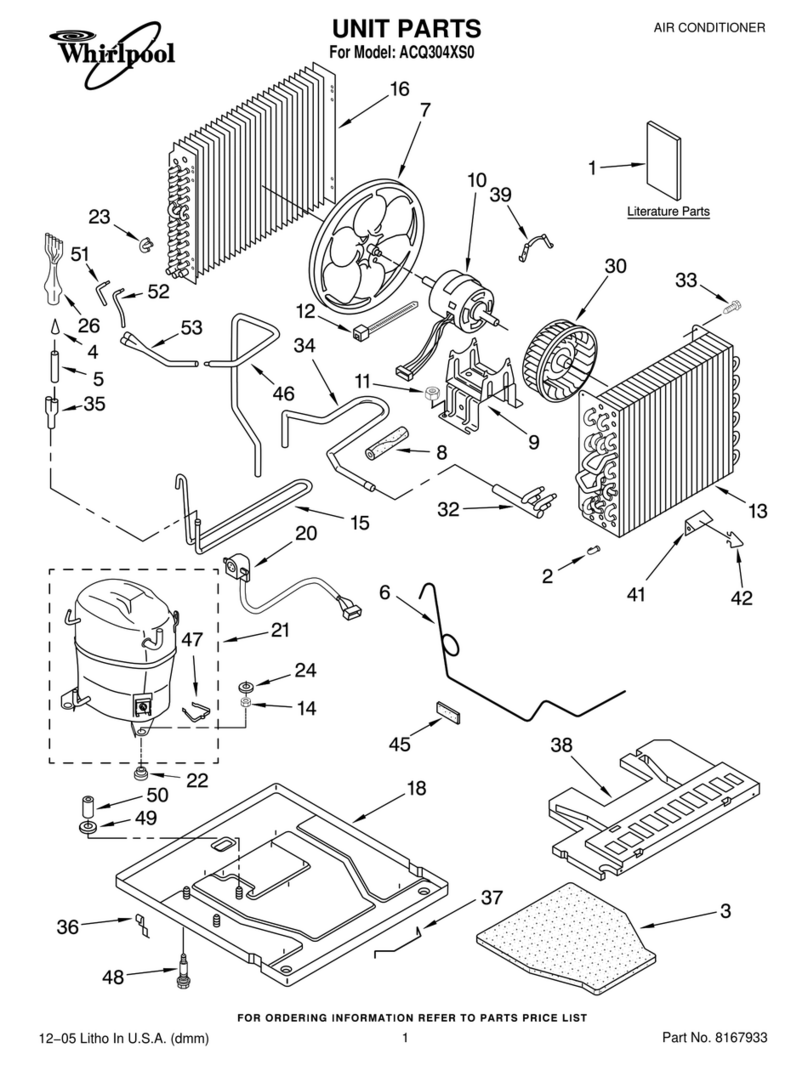 Whirlpool ACQ304XS0 User manual