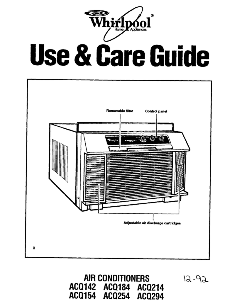 Whirlpool ACQ142 User manual