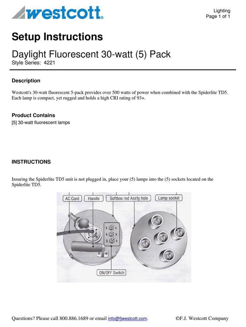 Westcott 4221 Setup instructions