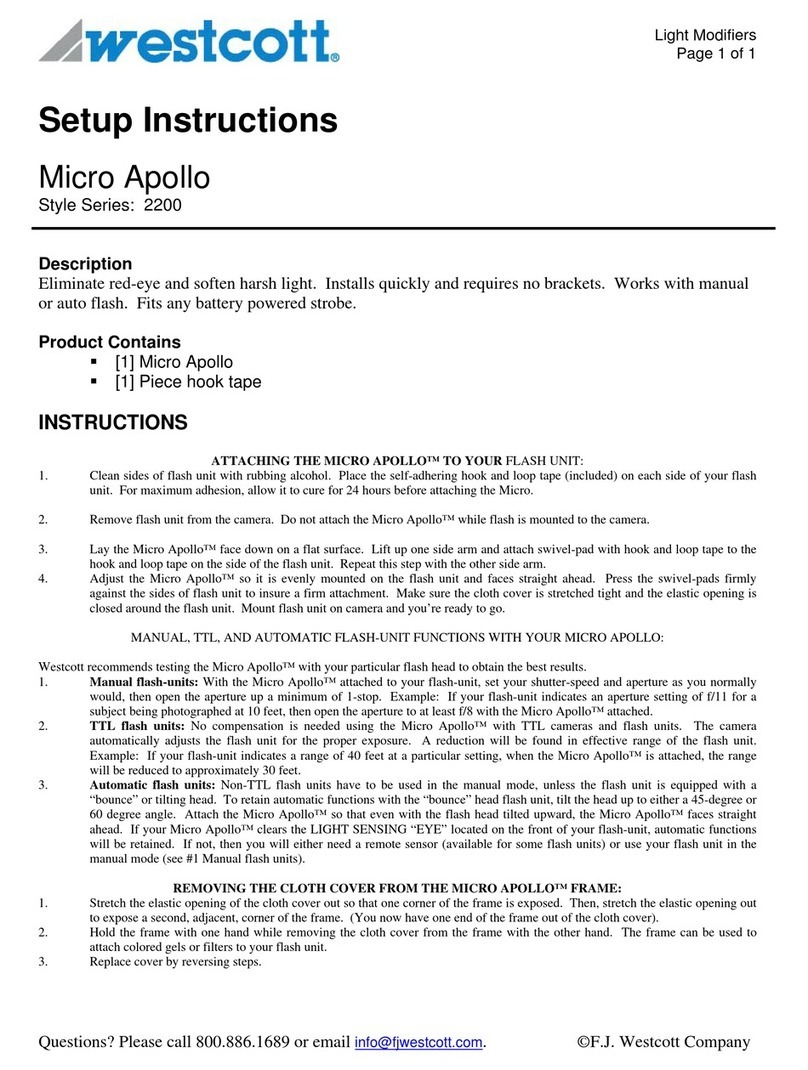 Westcott Micro Apollo 2200 Setup instructions