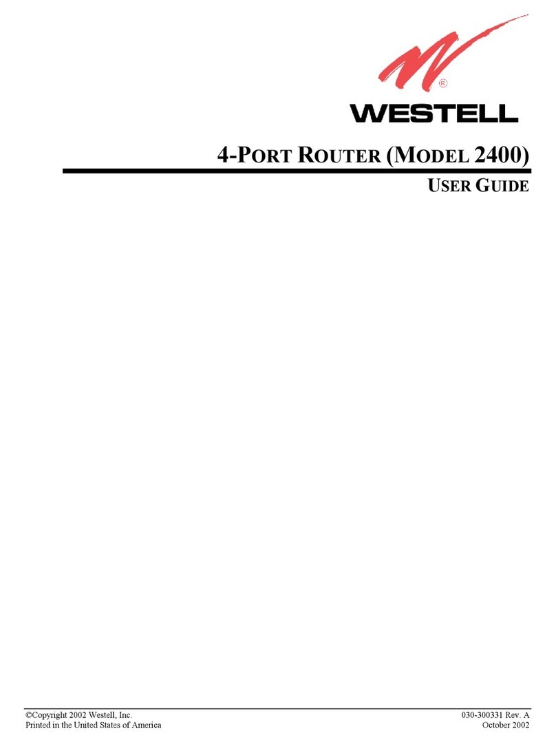 Westell Technologies Router 2400 User manual