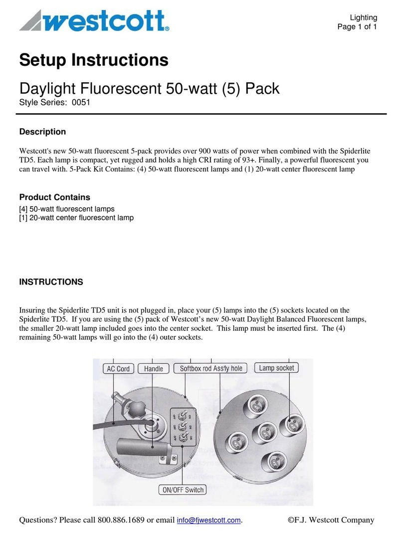 Westcott 51 Setup instructions